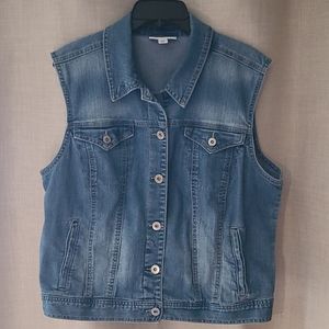 Denim Vest Size XL